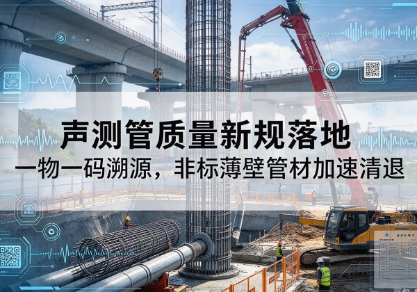 赤峰声测管质量新规落地，一物一码溯源，非标薄壁管材加速清退